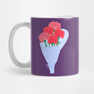 carnations bouquet Mug